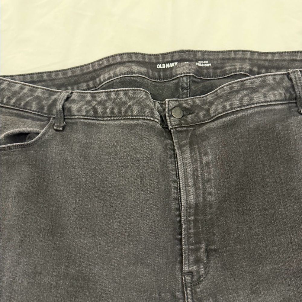 Old Navy Straight Jeans - Charcoal Gray